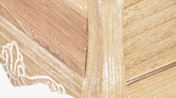 miniaturka Szafka nocna jasnobrązowa z metalowym uchwytem – Viva