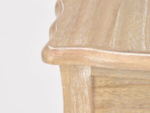 miniaturka Szafka nocna jasnobrązowa z metalowym uchwytem – Viva