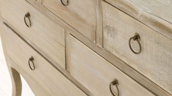 miniaturka Komoda na giętych nóżkach w kolorze jasnobrązowym – Viva