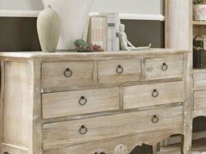 miniaturka Komoda na giętych nóżkach w kolorze jasnobrązowym – Viva