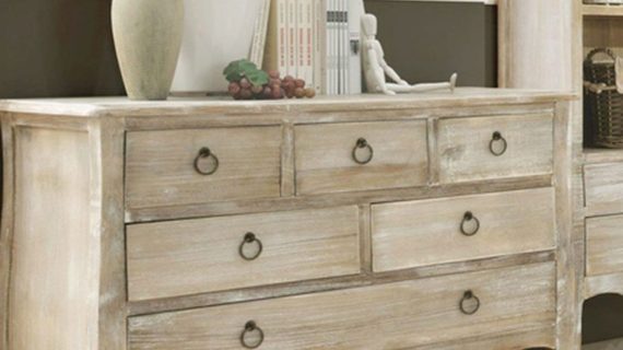 miniaturka Komoda na giętych nóżkach w kolorze jasnobrązowym – Viva