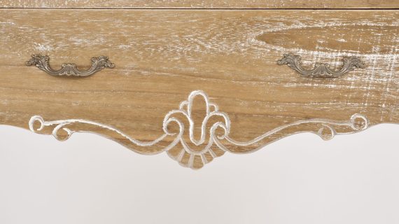 miniaturka Szafka jasnobrązowa z rzeźbieniami w stylu prowansalskim – Viva