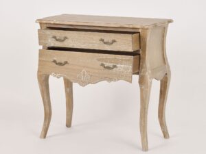 miniaturka Komoda jasnobrązowa z metalowym uchwytem w stylu prowansalskim – Viva