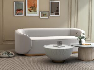 miniaturka Stolik Kawowy Nowoczesny Złota Podstawa Marmur – Virtus