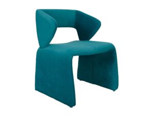 Morskie Krzesło Tapicerowane Welur Nowoczesne – Zenith