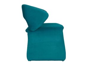 miniaturka Morskie Krzesło Tapicerowane Welur Nowoczesne – Zenith