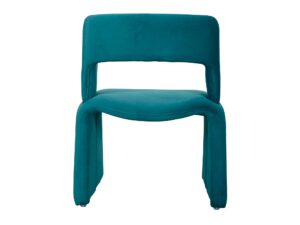 miniaturka Morskie Krzesło Tapicerowane Welur Nowoczesne – Zenith