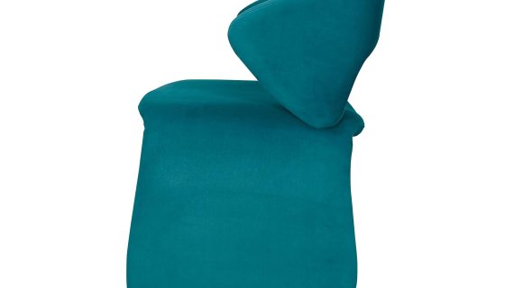 miniaturka Morskie Krzesło Tapicerowane Welur Nowoczesne – Zenith