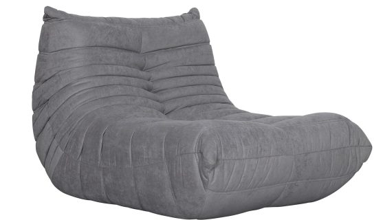 Szary Fotel Ikonowy Pikowanie Pionowa Linia – Zenith