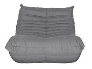 miniaturka Szary Fotel Ikonowy Pikowanie Pionowa Linia – Zenith