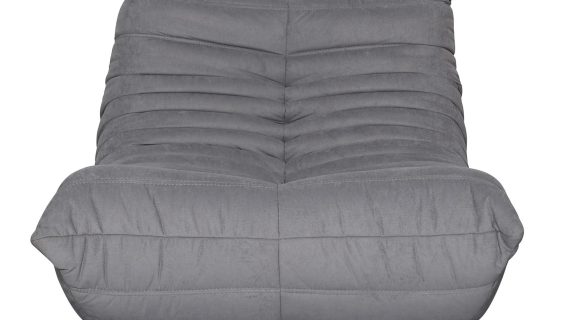 miniaturka Szary Fotel Ikonowy Pikowanie Pionowa Linia – Zenith