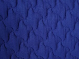 miniaturka Chabrowy Duży Fotel Pikowanie Gwiazdy Elastyczna Tkanina – Zenith