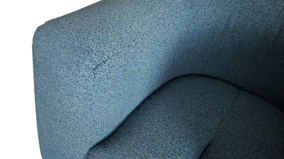 miniaturka Łukowa Sofa Niebiesko-Szaro-Czarna – Zenith