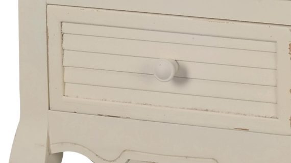 miniaturka Szafka nocna prowansalska z metalowym uchwytem – Cielo