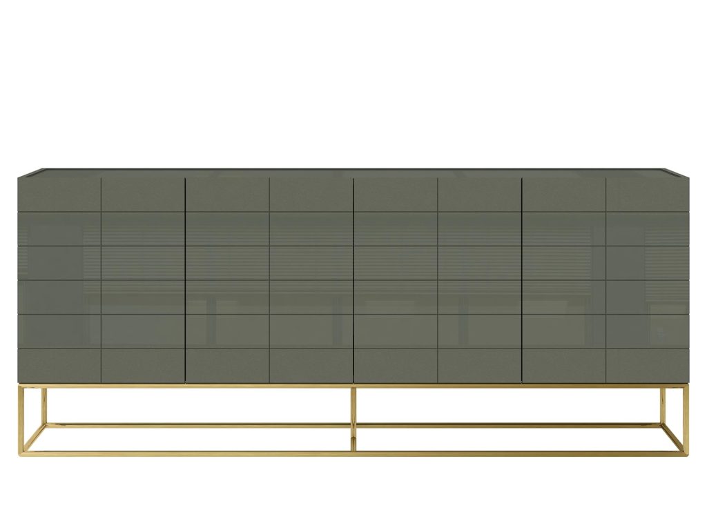 Komoda Modern Classic Cementowa Zieleń – Blossom Grove