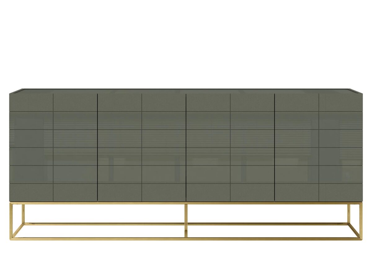Komoda Modern Classic Cementowa Zieleń – Blossom Grove