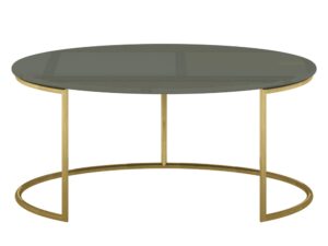 miniaturka Kawowy Stolik Modern Classic Zieleń Złote Nogi – Blossom Grove