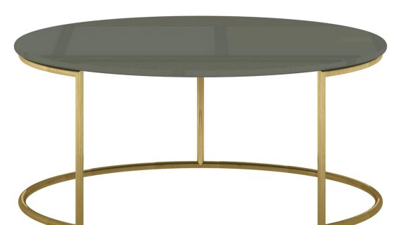 miniaturka Kawowy Stolik Modern Classic Zieleń Złote Nogi – Blossom Grove