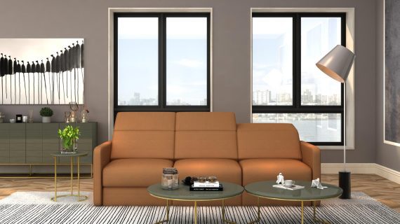 miniaturka Kawowy Stolik Modern Classic Zieleń Złote Nogi – Blossom Grove