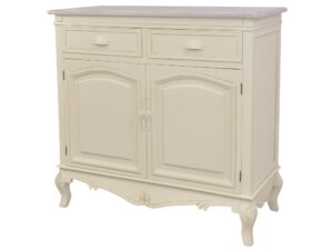 Komoda z rzeźbieniami i jasnobrązowym blatem w stylu prowansalskim – Sorrento