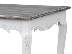 miniaturka Stolik kawowy prowansalski biały z ozdobnym wykończeniem – Sorrento White