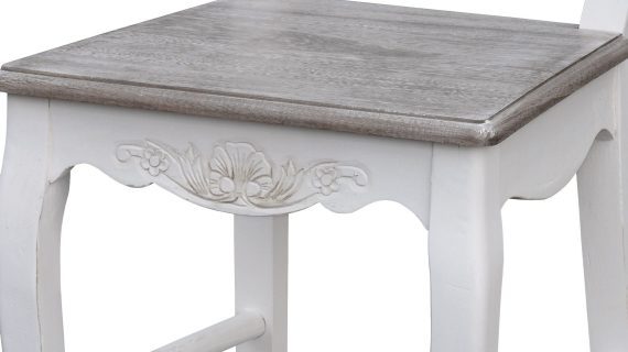 miniaturka Krzesło drewniane w stylu prowansalskim – Sorrento White