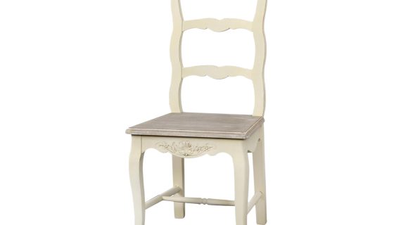 Krzesło prowansalskie z jasnobrązowym siedziskiem – Sorrento