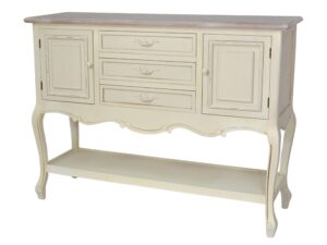 Komoda z uchwytami muszelkowymi w stylu prowansalskim – Sorrento