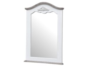 Lustro prowansalskie z białą ramą – Sorrento White