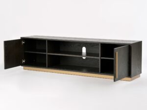 miniaturka RTV komoda z intarsją i złotymi detalami – Andaluzja