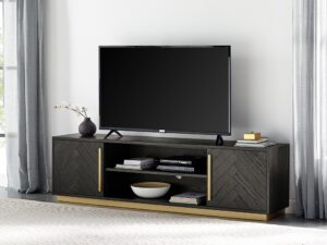 miniaturka RTV komoda z intarsją i złotymi detalami – Andaluzja