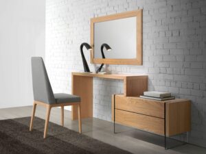 miniaturka Dębowe Lustro Prostokątne z Ramą – Tribeca