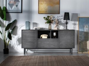 miniaturka Komoda retro akacjowa w kolorze Tundra Grey – Nobile