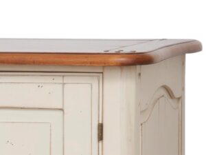 miniaturka Komoda z litego drewna z miodowym blatem w stylu prowansalskim – Verona