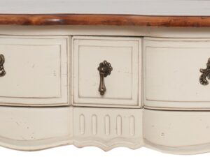 miniaturka Drewniana konsola z miodowym blatem w stylu prowansalskim – Verona