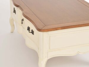 miniaturka Prowansalski Stolik Kawowy Miodowy Blat Kość Słoniowa – Verona