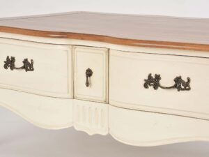 miniaturka Prowansalski Stolik Kawowy Miodowy Blat Kość Słoniowa – Verona