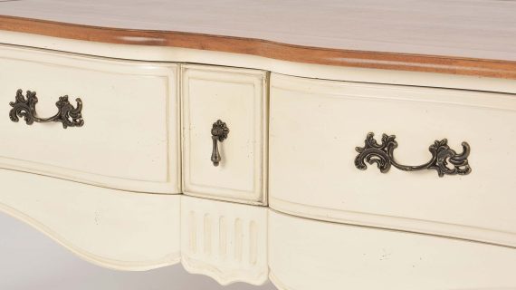 miniaturka Prowansalski Stolik Kawowy Miodowy Blat Kość Słoniowa – Verona