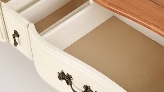 miniaturka Prowansalski Stolik Kawowy Miodowy Blat Kość Słoniowa – Verona