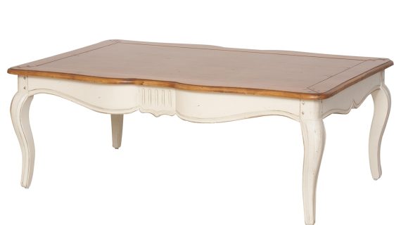 Miodowy stolik kawowy w stylu prowansalskim – Verona