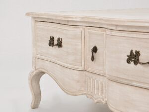 miniaturka Prowansalski Stolik Kawowy Jasnobeżowe Drewno – Laguna