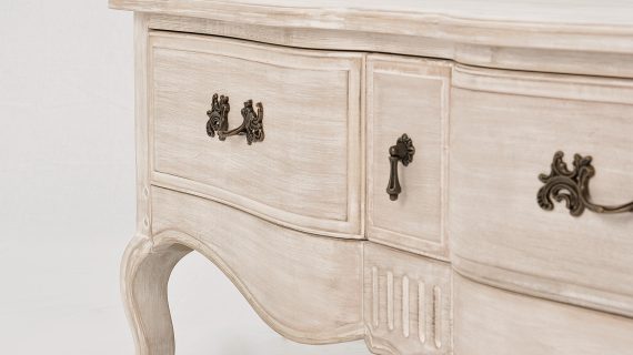 miniaturka Prowansalski Stolik Kawowy Jasnobeżowe Drewno – Laguna