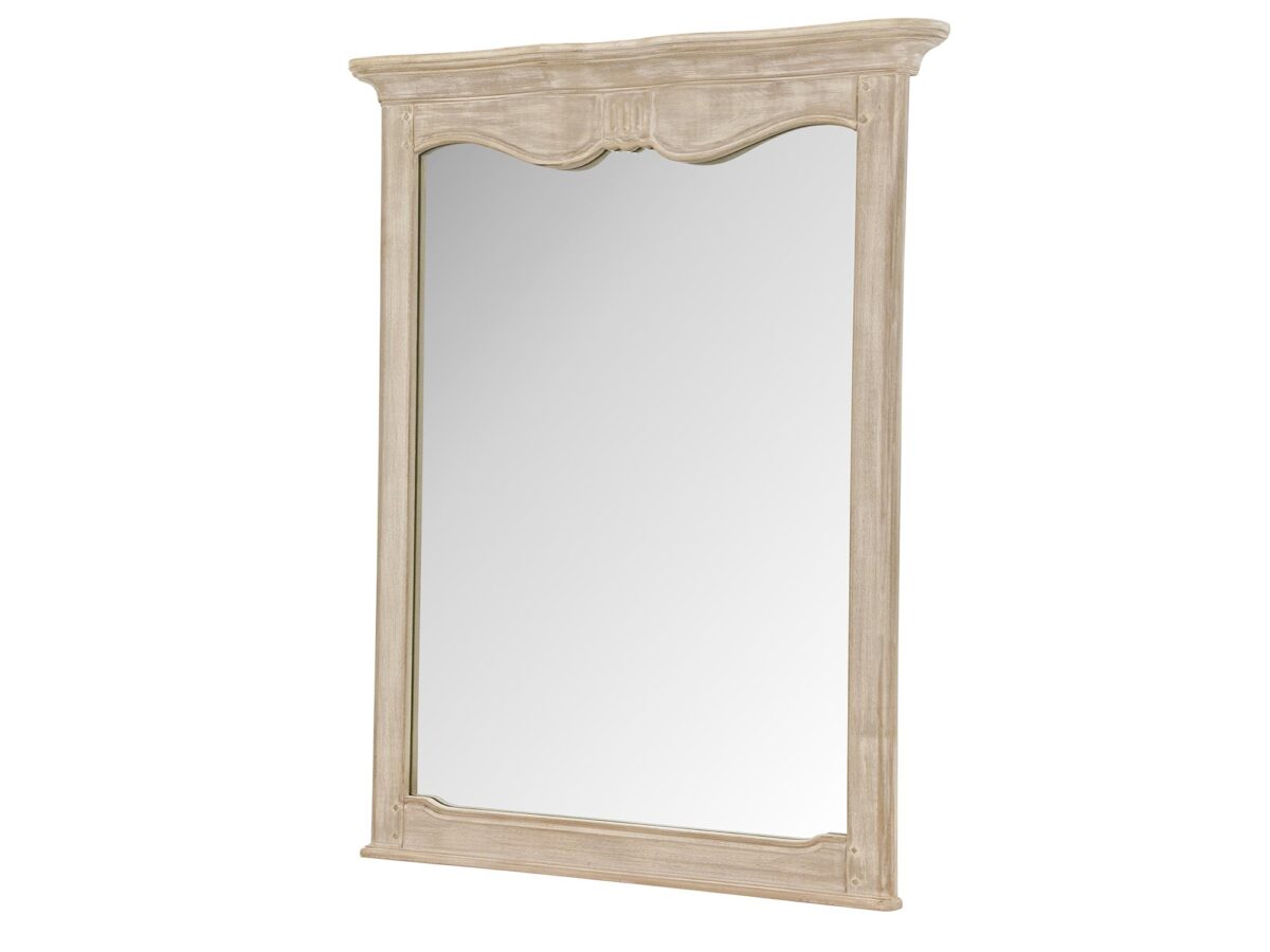 Prowansalskie Lustro Jasnobeżowa Rama Kornikowanie Ćwieki – Laguna