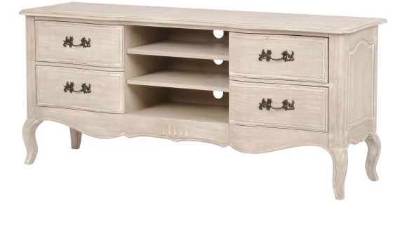 RTV Komoda Jasnobeżowa Gięte Nogi – Laguna