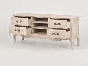 miniaturka RTV Komoda Jasnobeżowa Gięte Nogi – Laguna