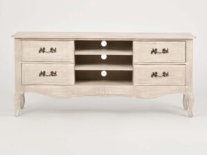 miniaturka RTV Komoda Jasnobeżowa Gięte Nogi – Laguna