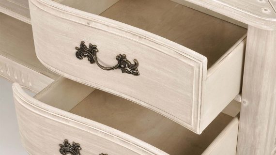 miniaturka RTV Komoda Jasnobeżowa Gięte Nogi – Laguna