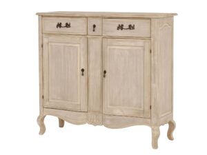 Jasnobeżowa Komoda Prowansalska z Frezowaniami – Laguna