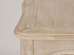 miniaturka Jasnobeżowa Komoda Prowansalska z Frezowaniami – Laguna