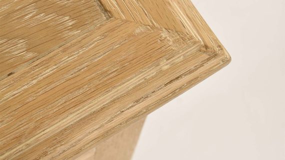 miniaturka Drewniana Komoda Francuska Gięte Nogi Metalowe Uchwyty – Venezia Oak